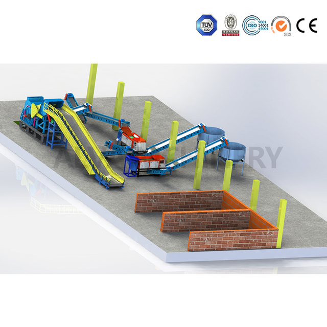 Линия по производству металлической дробилки 900